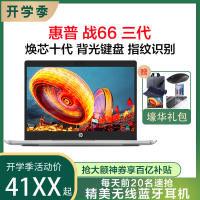 惠普（HP）战66 三代 14英寸轻薄本笔记本电脑（i5-10210U 8G内存 512GB PCIe固态 MX250 2G独显 背光键盘 一年上门+意外 3年保修）商务办公轻薄本