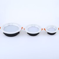 led筒灯嵌入式天花灯12W瓦4寸开孔15cm公分简灯led射灯商场车站酒店大洞孔灯