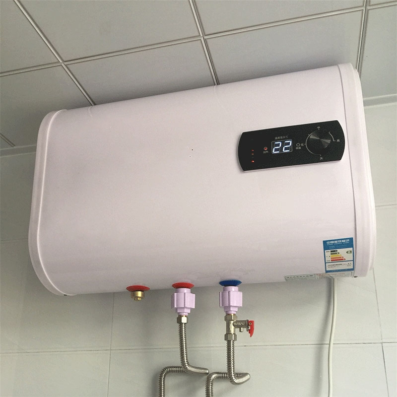 电热水器黄金蛋家用扁桶圆桶储水式速热洗澡机40506080100_40L圆桶数显高配出水断电