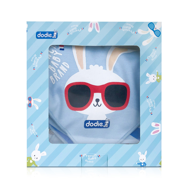 Dodie兔子三角巾礼盒-两条装 赠品勿拍 非卖品 不发货