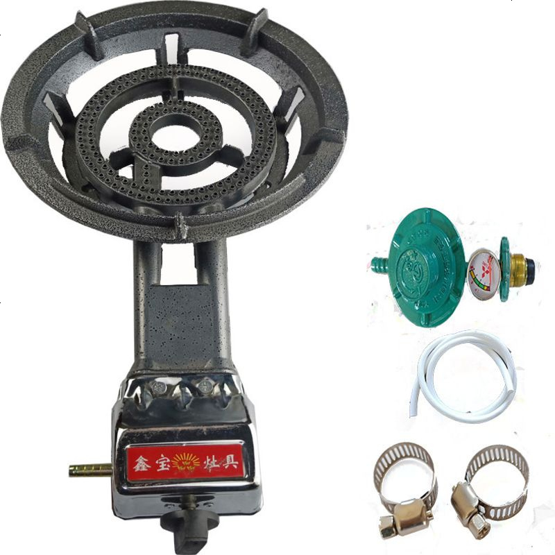 节能大家用猛火炉单个商用铸铁燃气煤气液化气天然气沼气台式单灶 大