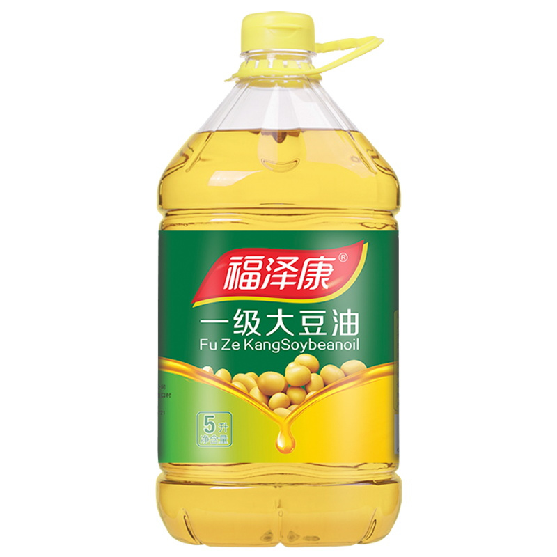福泽康5L一级国产大豆油食用油色拉油纯正大豆油厂家批发商用家用