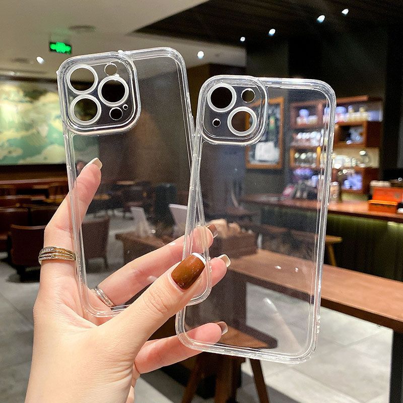 魔画(MOHUA)天使眼镜头适用苹果13手机壳iphone12promax防摔硅胶直边透明XR全包XS软壳11清新超薄