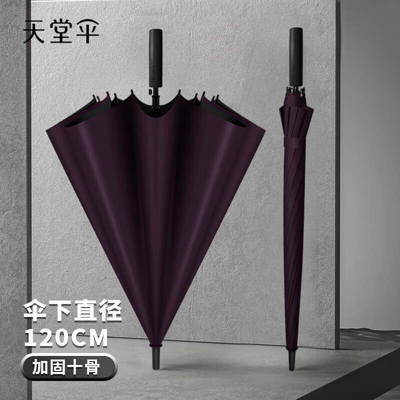 天堂直柄雨伞13087E现代风尚 含单面单色logo 50把起订高清大图