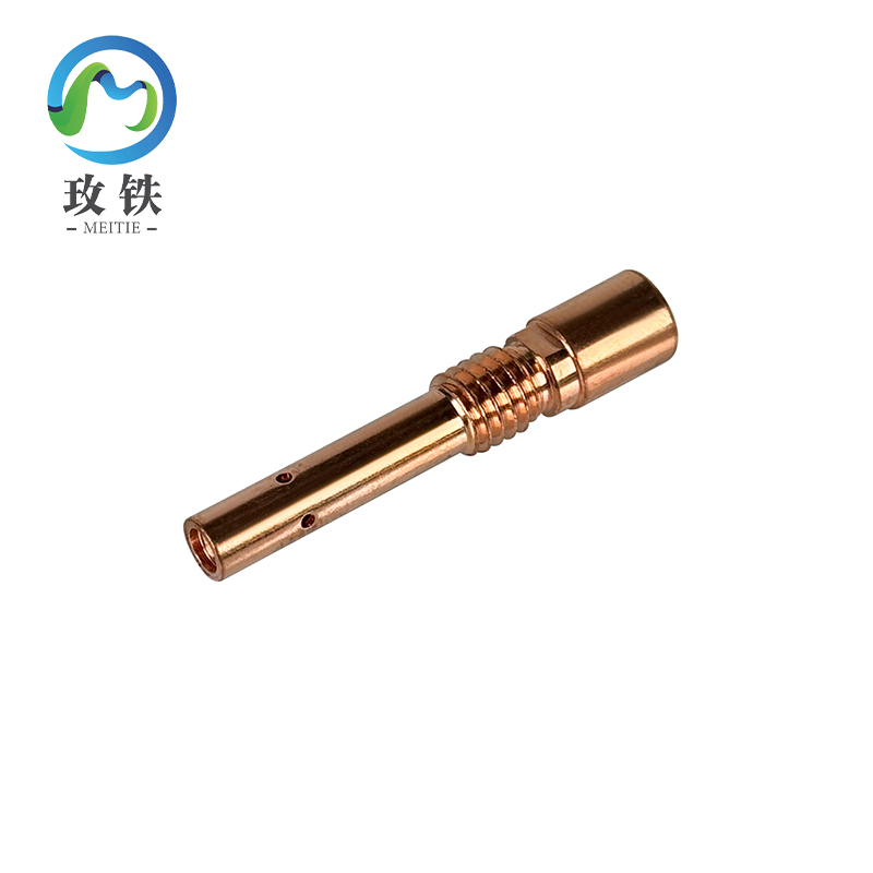 玫铁 二保焊枪连接杆 350A(紫铜内丝) 个高清大图