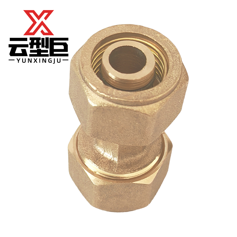 云型巨 铝塑管直接 铝塑管水管接头太阳能暖气片配件 25mm 个高清大图