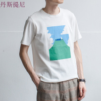 [买三免一]|远方的人啊印花T恤白色