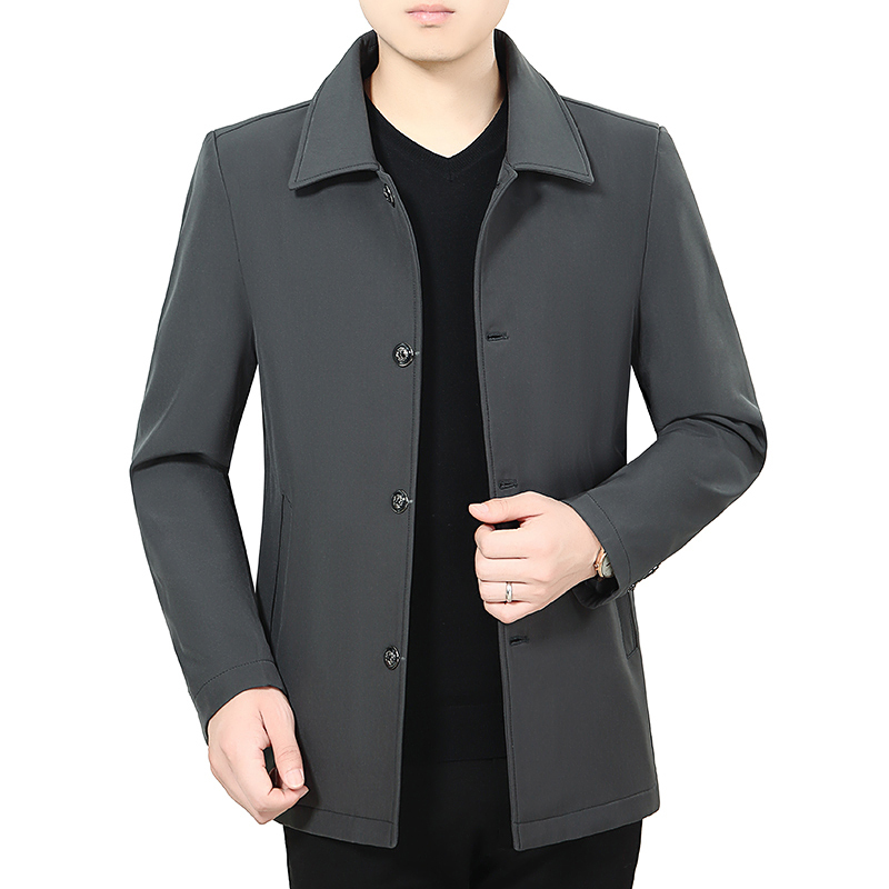 newlake夹克男爸爸装春秋季男士外套中老年男装休闲衣服秋装中年薄款