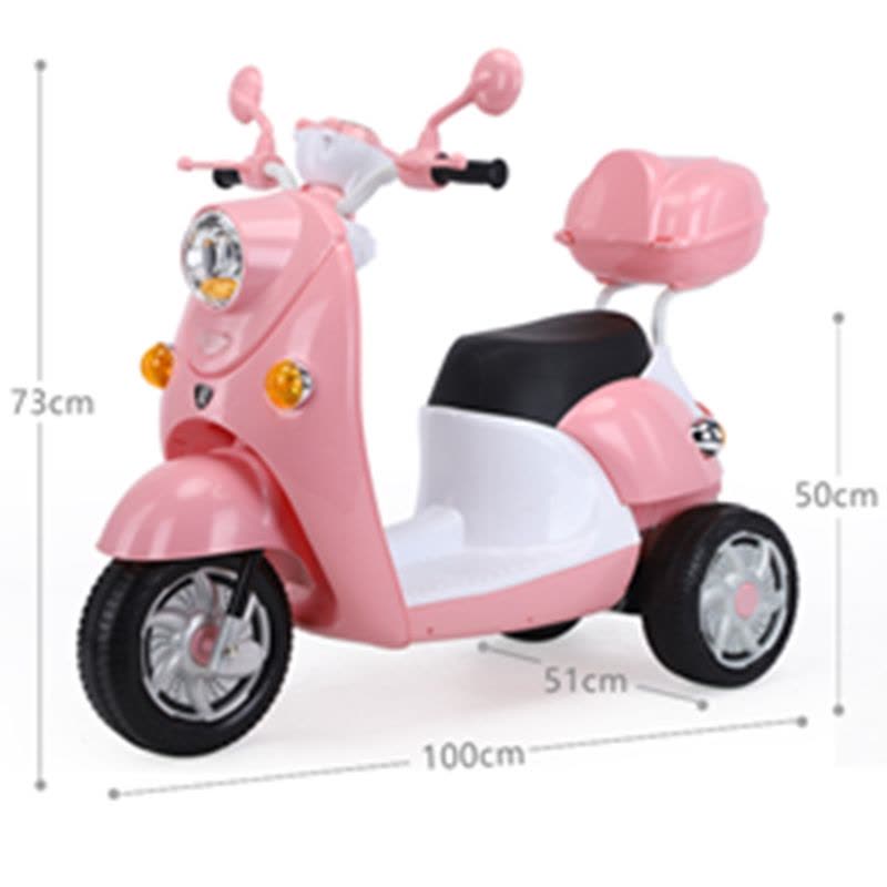 奇客电动车303儿童电动摩托车2-7岁男女学生电动玩具车可坐人电瓶车双驱大电瓶三轮车图片