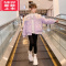 可莉允女童外套秋冬款2022新款洋气儿童棉服冬季加厚童装女孩大童装棉袄