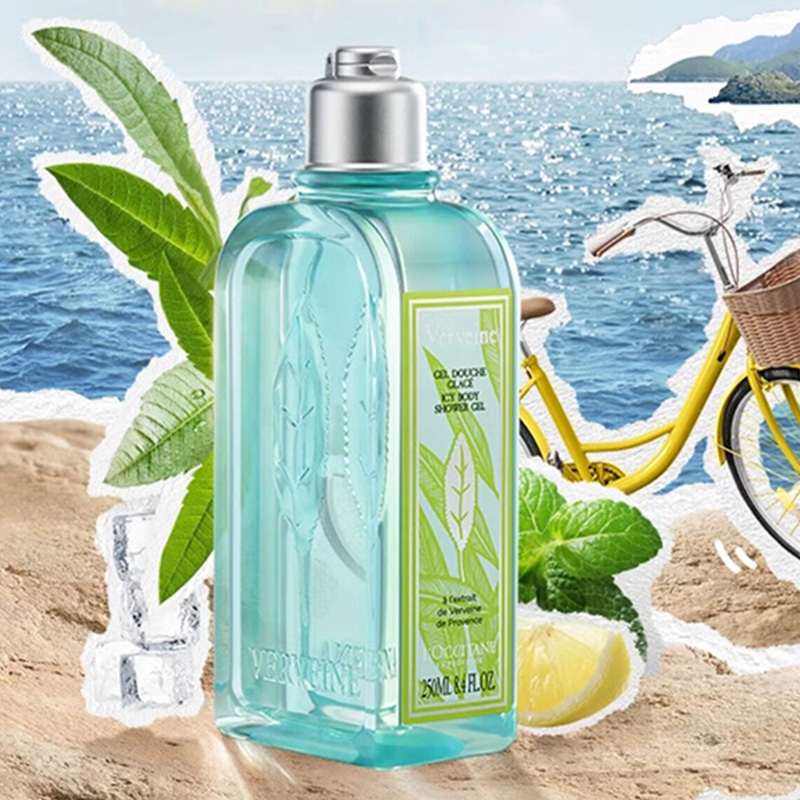欧舒丹沐浴露柔和洁净绵密泡沫植萃配方沁爽马鞭草250ml高清大图