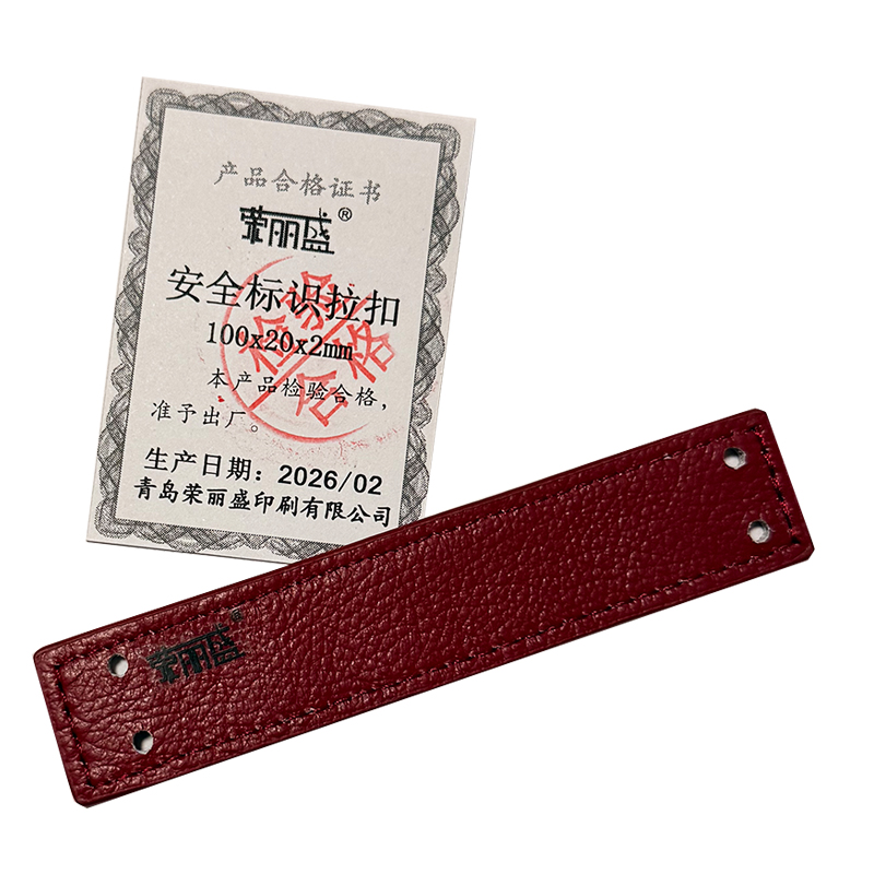 荣丽盛 安全标识拉扣 100x20x2mm/个