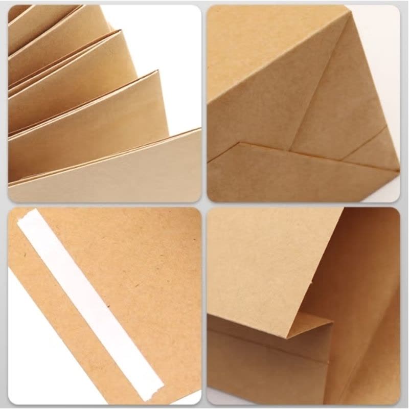 浩立信(LISON)加宽版3号空白牛皮纸信封 10个/包 无字信封袋发票袋工资袋文件袋 侧宽60mm 大号1573图片