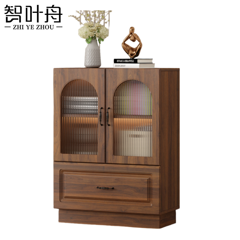 智叶舟木质矮柜600*365*1068mm台高清大图