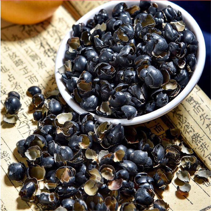 黑豆衣500克黑豆皮 穞豆皮干货黑豆皮绿芯乌豆衣枕头黑豆壳高清大图
