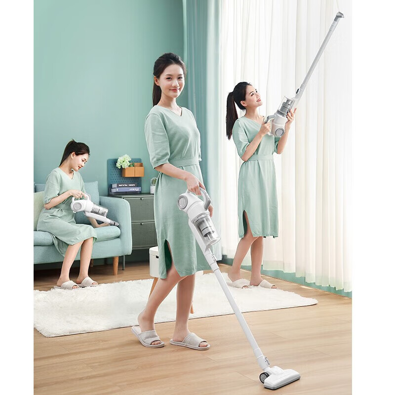 美的(Midea)SN7 有线吸尘器 家用手持卧室除尘机 多功能手持推杆二合一扫地机