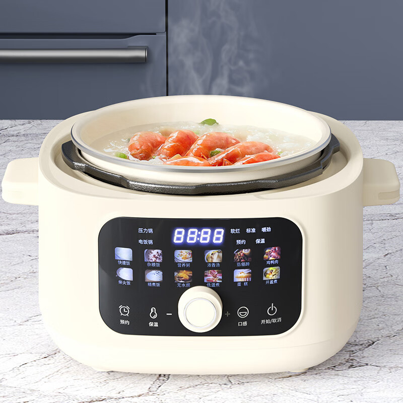 杜邦(DUPONT)PYL-KY0860 电压力锅 多功能烹饪 24H 预约 智能控温 防烫防滑设计高清大图