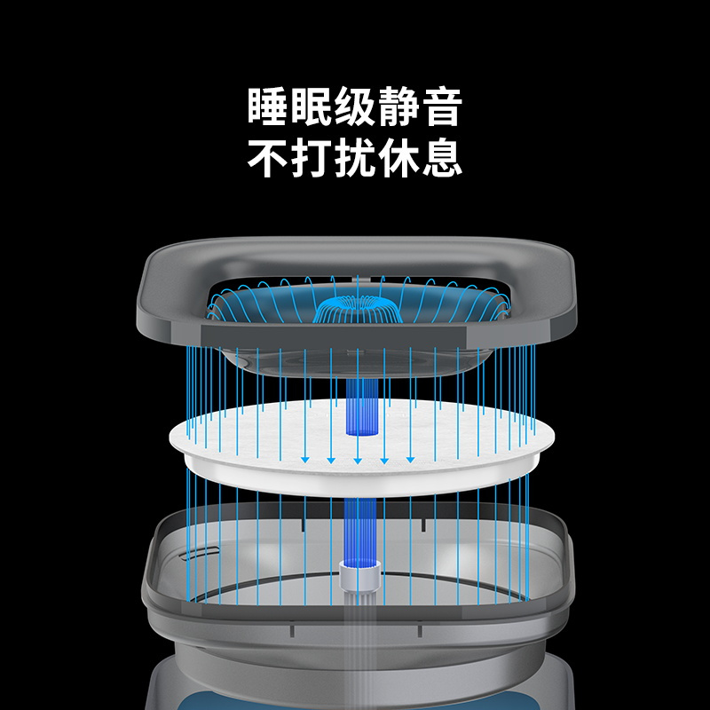 饮水机自动循环喂食器猫咪时光旧巷狗狗喝水智能喂水器宠物用品 小佩喂食器mini+3代饮水机（联系客服送滤芯2片）