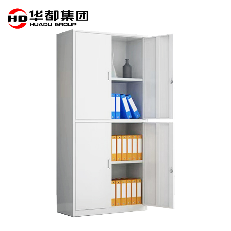 华都HDDS-03 轻惠型通双节文件柜华都文件柜档案柜更衣柜铁皮柜资料柜钢制玻璃柜储物柜办公室带锁柜子高清大图