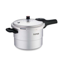 苏泊尔压力锅7.5L好帮手铝合金带蒸格24cm高压锅YL249H2