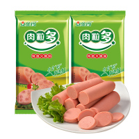 金锣 肉粒多特级火腿肠 240g (30g*8支) / 袋 5袋装 香肠 速食烤肠 早餐肠泡面伴侣(新老包装随机发出)