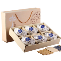 SCP定制富贵花开6碗6筷陶瓷餐具套装 SCP-4532 (套)