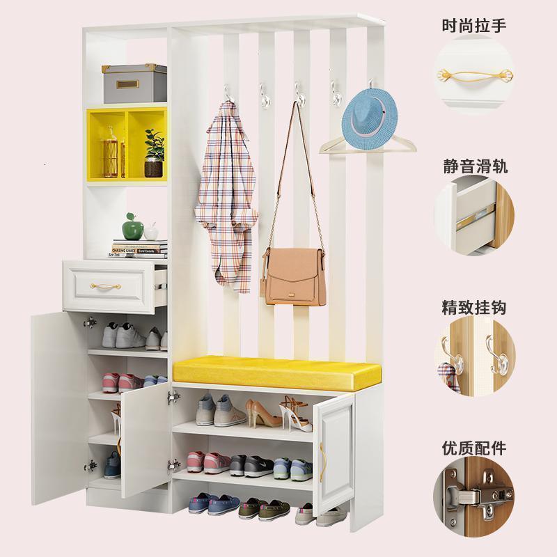 森美人鞋柜玄关柜双面屏风多功能进隔断柜一体客厅酒柜现代简约厅柜