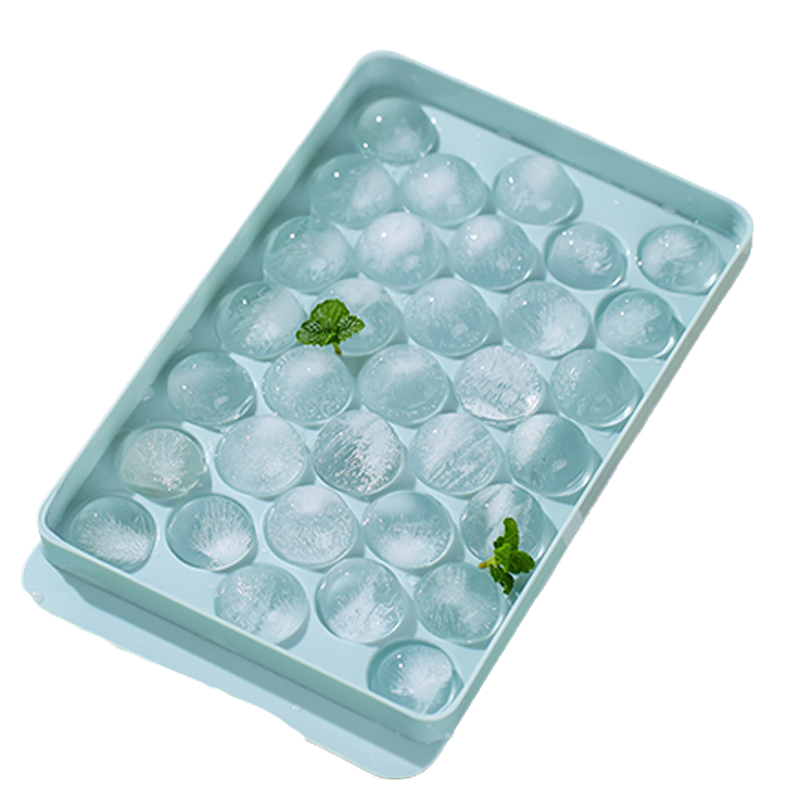 冰格小冰球食用自制辅食模具夏天家用冰箱冻冰块速冻器冰球制pp冰盒带