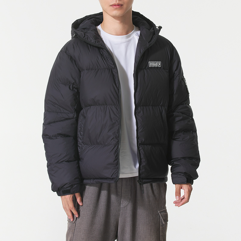 Skechers斯凯奇羽绒服男装女装新款户外保暖运动宽松休闲外套P425U091-01LV ZP高清大图