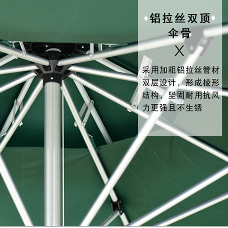 鑫金虎 户外遮阳伞摆摊室外阳台中柱伞塑胶底座高清大图