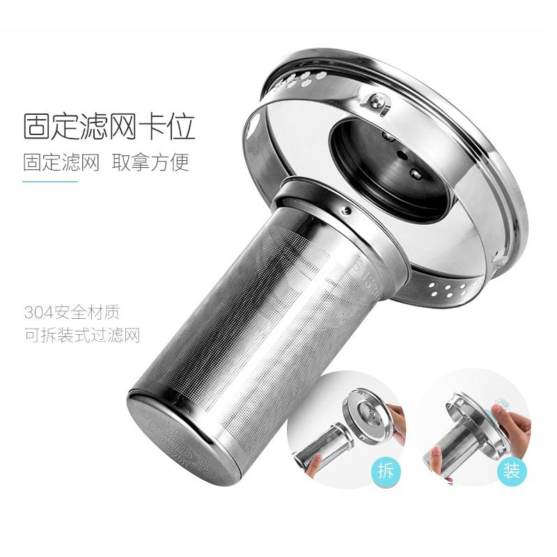 九阳(Joyoung) 养生壶 K15-D66 双向过滤 容量1.5L 高硼硅玻璃 全钢盖 触屏式面板 电热烧水壶