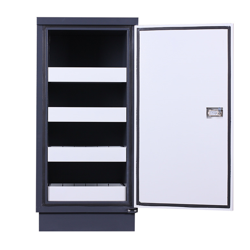 科野 防磁柜CD光盘柜磁盘柜U盘柜信息安全柜储存柜 防磁柜四抽高清大图