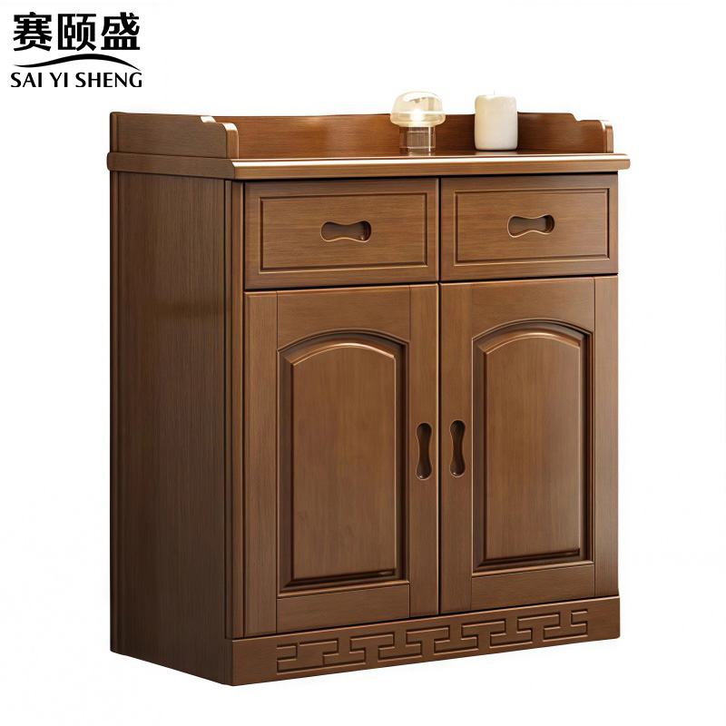 赛颐盛实木茶水柜高清大图