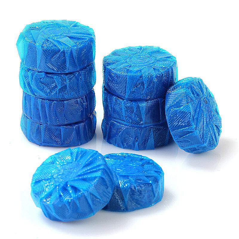 30个装 蓝泡泡块清香型洁厕宝清厕灵冲马桶消毒除垢厕所冲水清洁剂