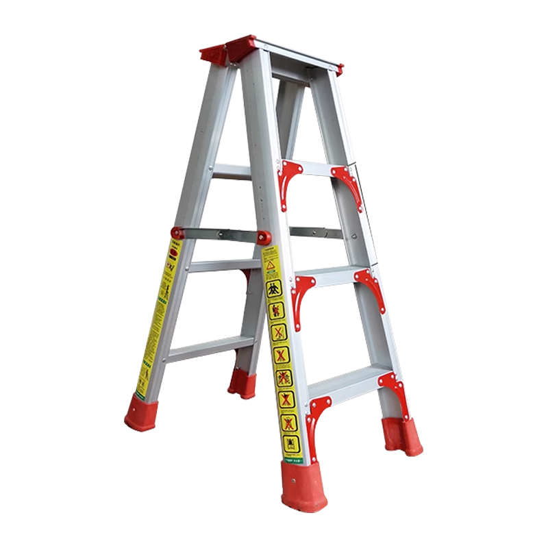 臻远 ZY4060609铝合金人字梯家用折叠梯双面扶梯加厚四步梯1米