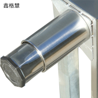 鑫格慧 不锈钢工作台厨房操作带推拉门案板 80*60*80单通 张