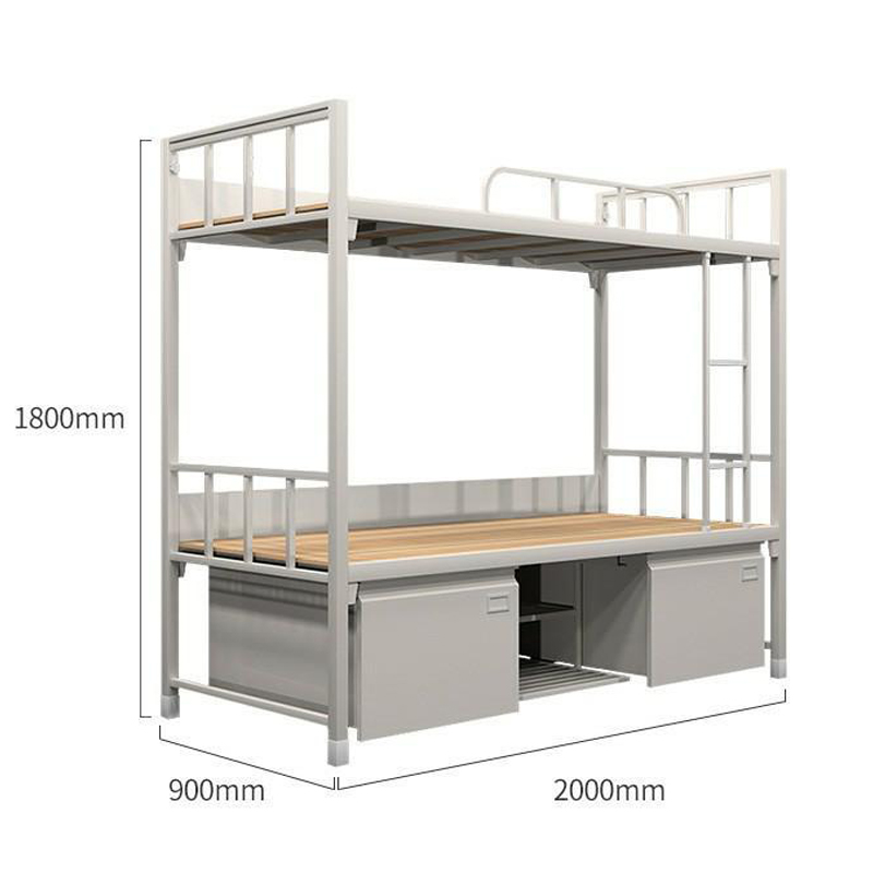 凤凰泾钢制上下床双人床含柜