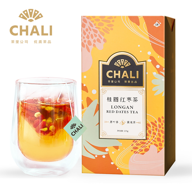 茶里(ChaLi)桂圆红枣枸杞茶 养生茶女性男人滋补茶泡水喝的组合花茶18包