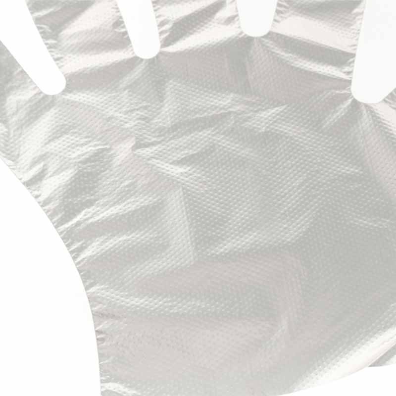 利得一次性手套240只装 防护隔离手套 均码食品级PE手套