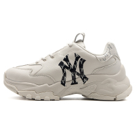 MLB复古老爹鞋厚底增高小白鞋 3ASHBMN3N-50BKS