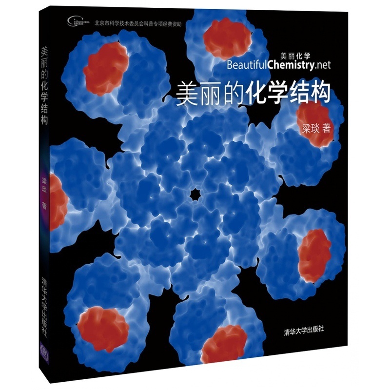 [正版]美丽的化学结构 梁琰 学物质粒子晶体原子等化学产品结构图集 化学符号化学键分子等化学知识化学结构高清大图