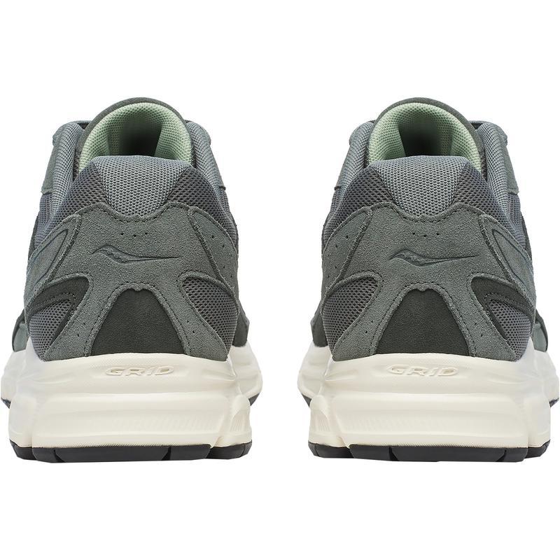 索康尼(SAUCONY)男士板鞋休闲鞋潮流网面减震运动鞋橄榄绿