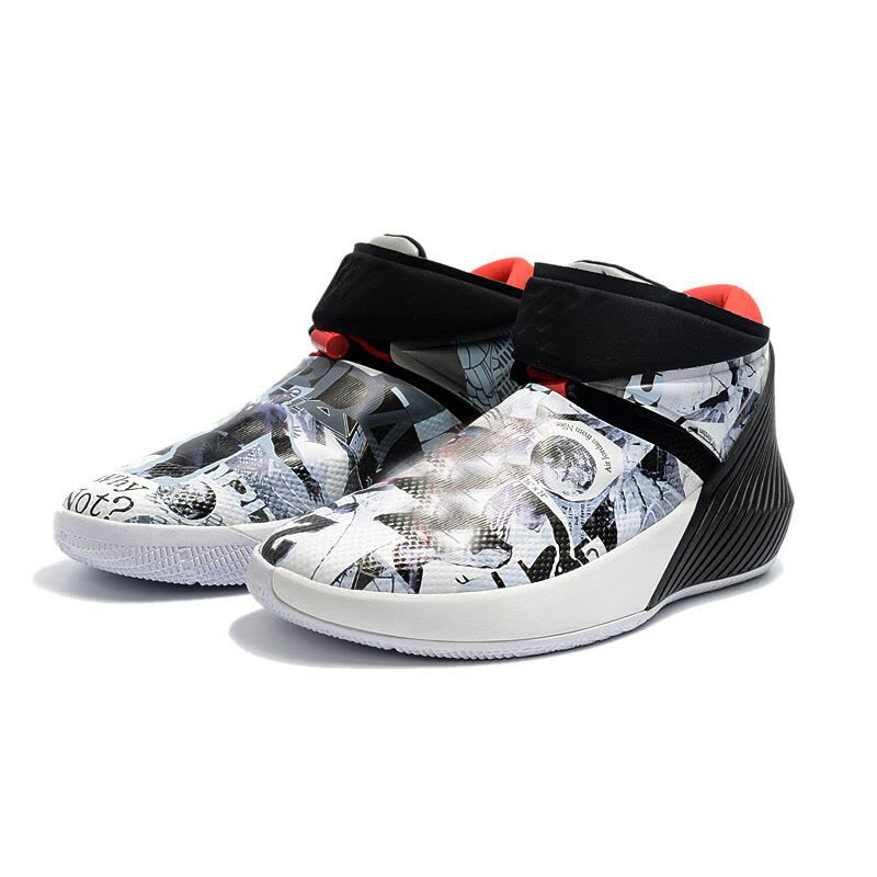 透气舒适潮流鸳鸯篮球鞋低帮篮球鞋哈登2代全明星战靴威少1代篮球鞋男鞋Zer0.1镜像黑白图片