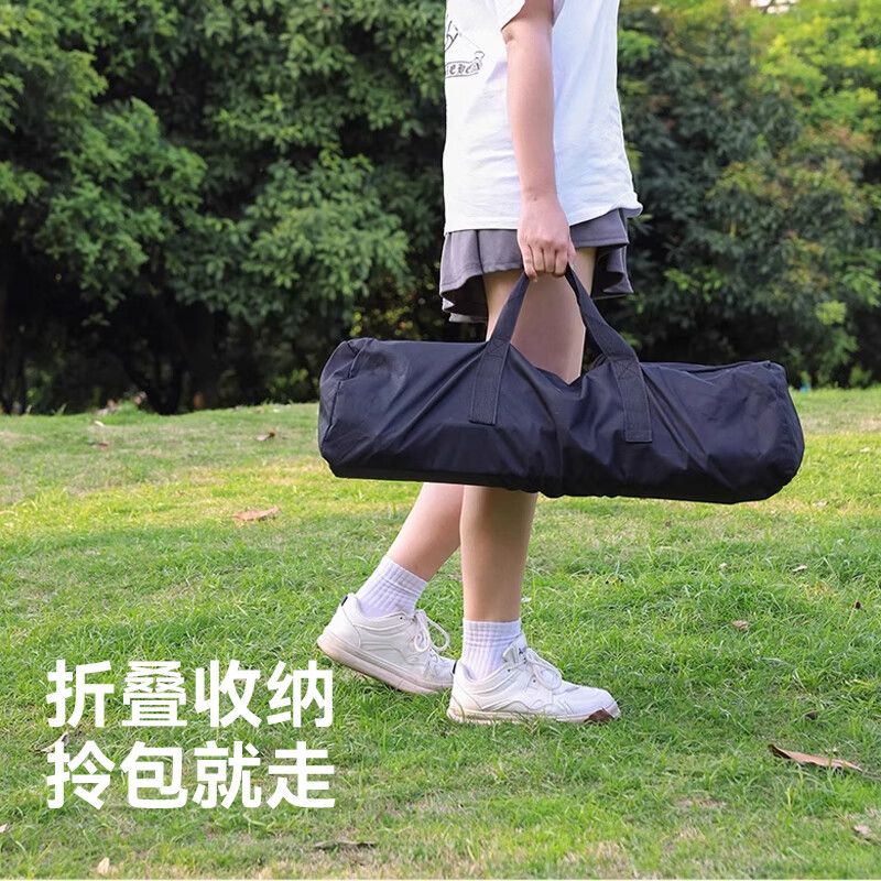 趣游帮150方管脚架木纹碳钢便携蛋卷桌(Y69) 1个高清大图