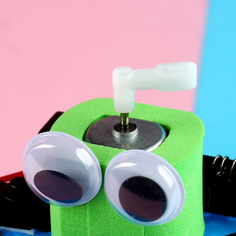 小学生科技小制作发明手工制作diy材料包科学实验玩具涂鸦机器人盒装