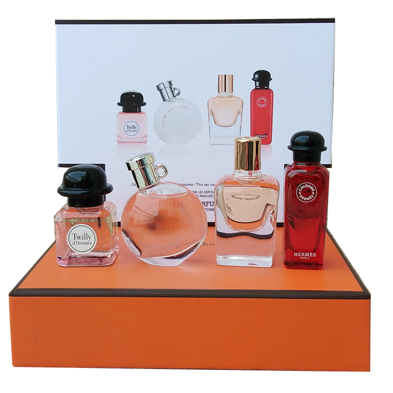 爱马仕hermes爱马仕之光twilly丝巾血色大黄橘彩星光四件套q版香水