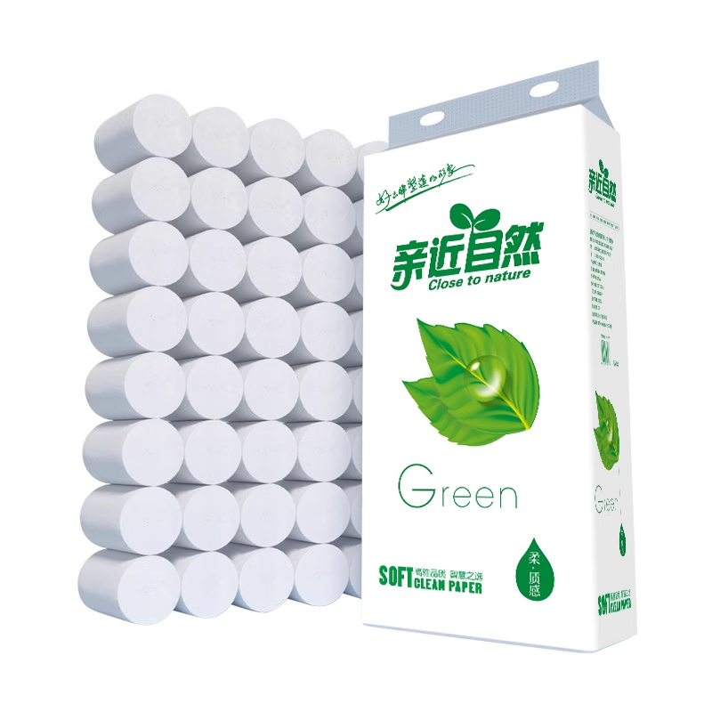 贺森(HS) 卷纸卷筒纸无芯卫生纸家用高清大图