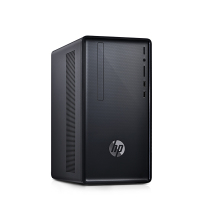 惠普（HP）HP190 商务办公小机箱台式机家用学习游戏台式电脑主机（I3-8100 8G 1T+128G固态）WIFI 蓝牙 键鼠套装 高性能核心显卡