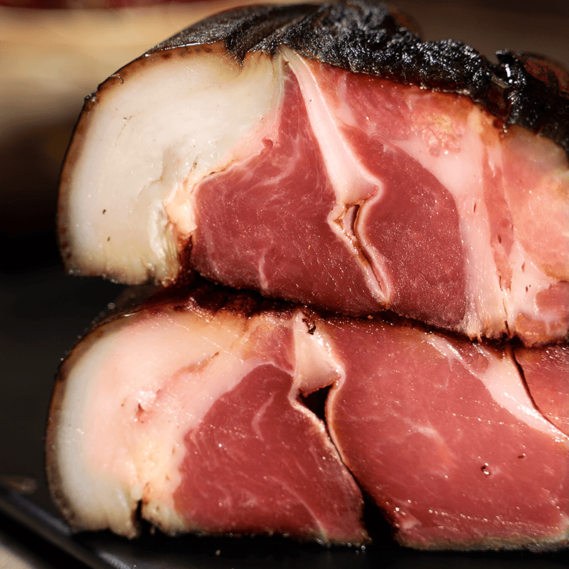 中华特色秭归馆一苇农佳正宗农家粮食猪土猪烟熏腊后座肉腊猪肉1斤