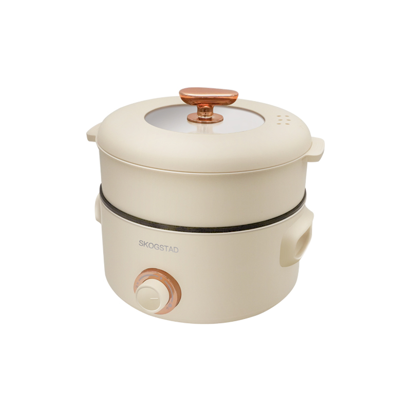 思嘉思达 电蒸锅多功能家用一体锅大容量蒸炖锅 花漾涮煮蒸火锅 SKD-G0105 3.5L